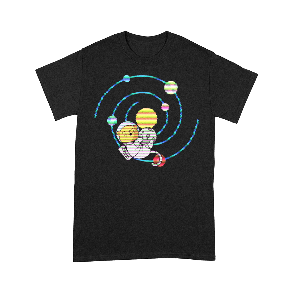Cat on Orbit Vintage Comfort T-shirt
