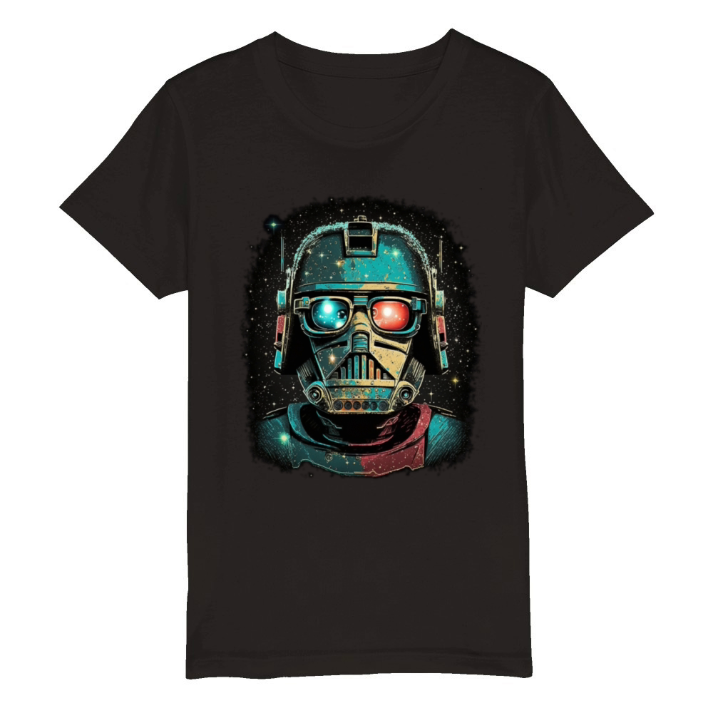 robot Organic Kids Crewneck T-shirt