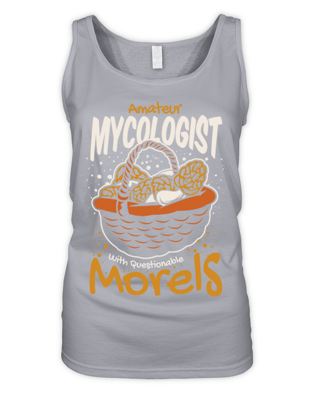 Amateur Mycologist Questionable Morels Mushroom Organic Women's Tank Top