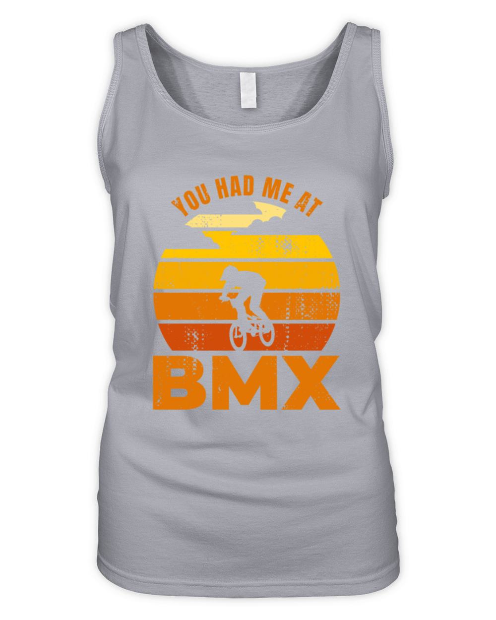 BMX Cyclist Quote Organic Women's Tank Top