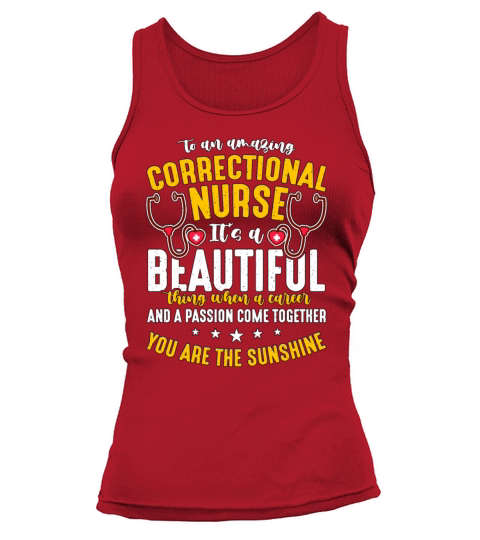 Correctional Nurse To An Amazing Prison Nurse Tank top Woman
