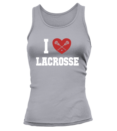 I love Lacrosse Fan Mom Goalie Lax Legend Lacrosse Tank top Woman