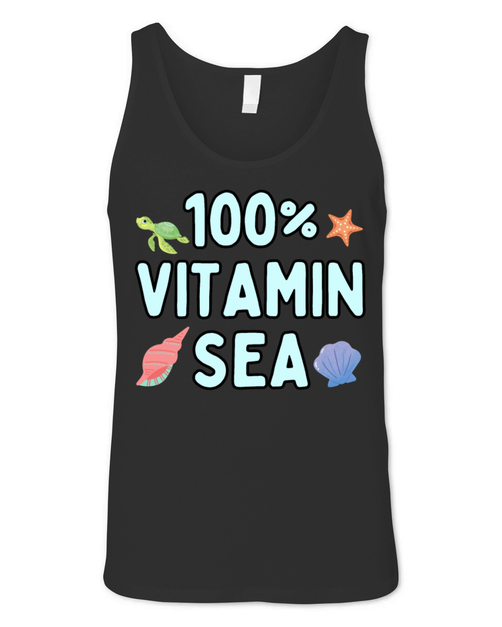 100 Percent Vitamin Sea Unisex Jersey Tank