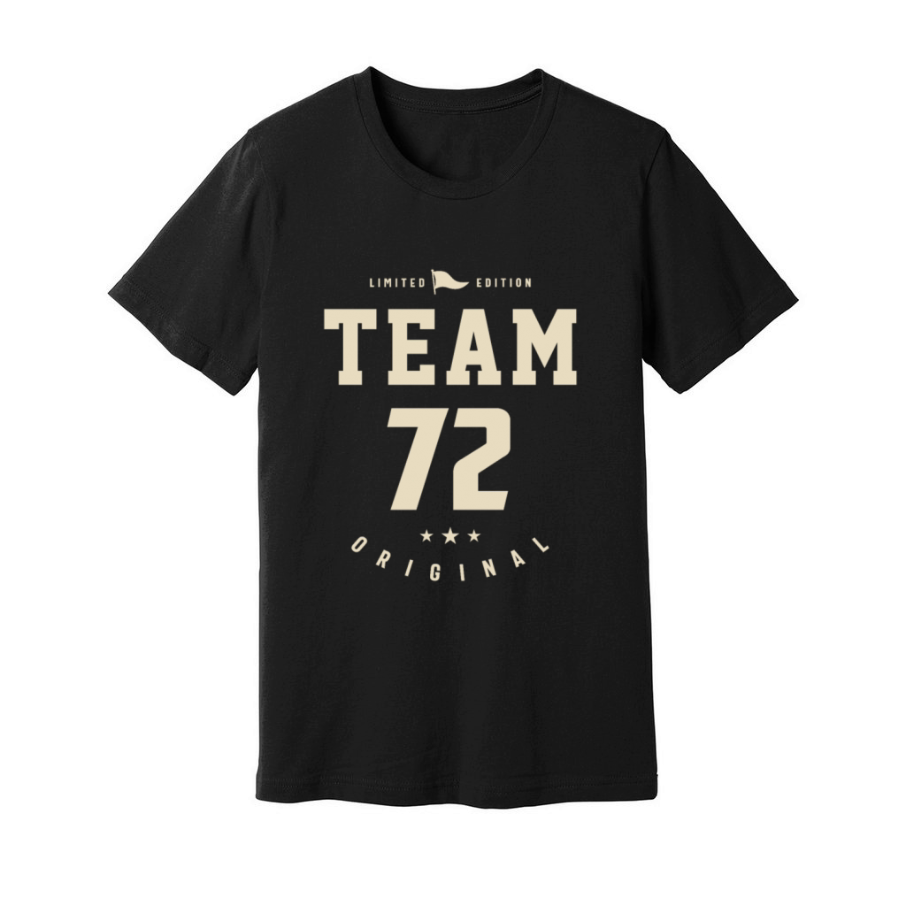 72 Years of Pure Awesomeness - 72nd Birthday Unisex Jersey Tee
