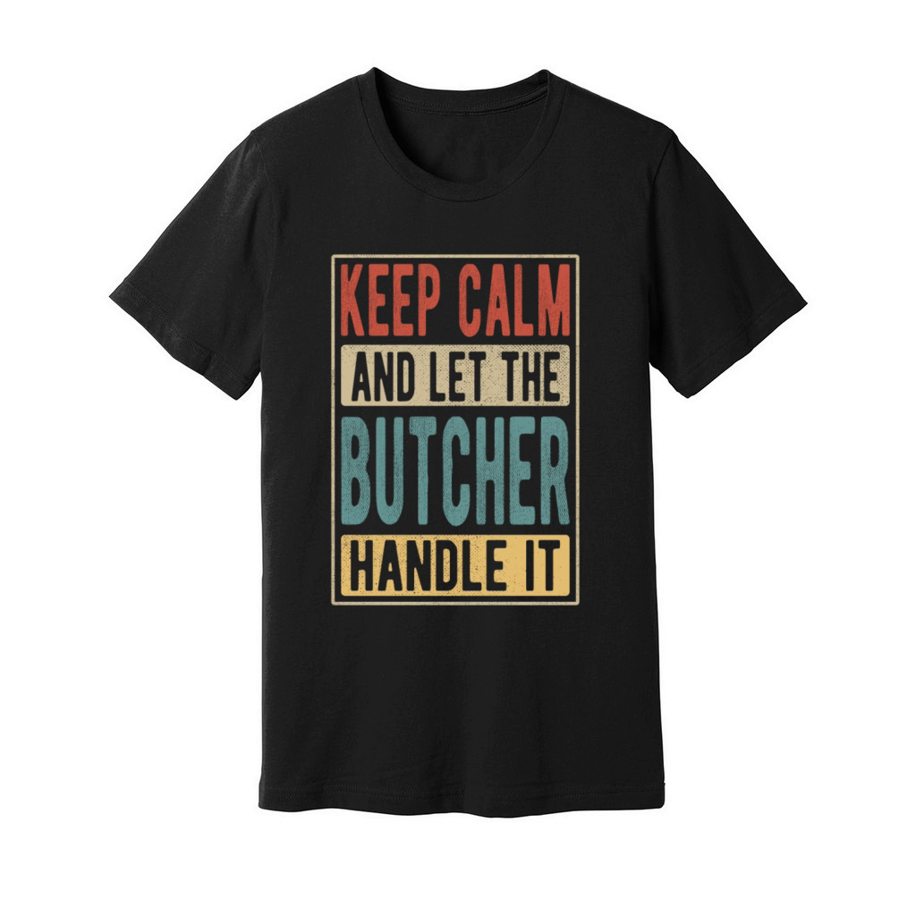 Butcher Retro Gift Unisex Jersey Tee