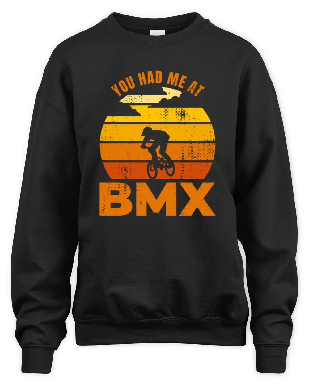 BMX Cyclist Quote Unisex Premium Crewneck Sweatshirt