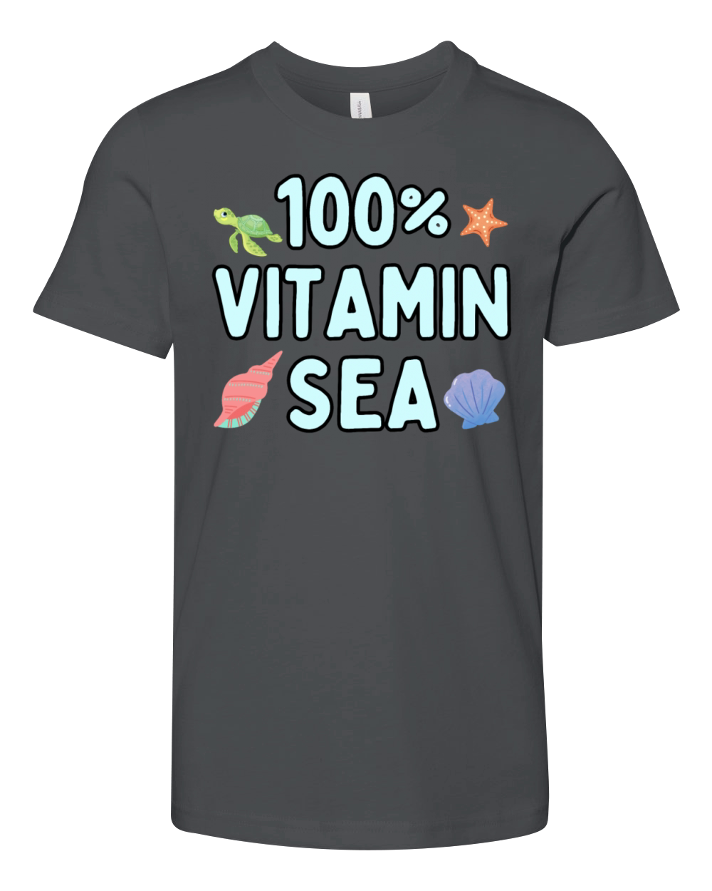 100 Percent Vitamin Sea Youth Unisex Jersey Tee