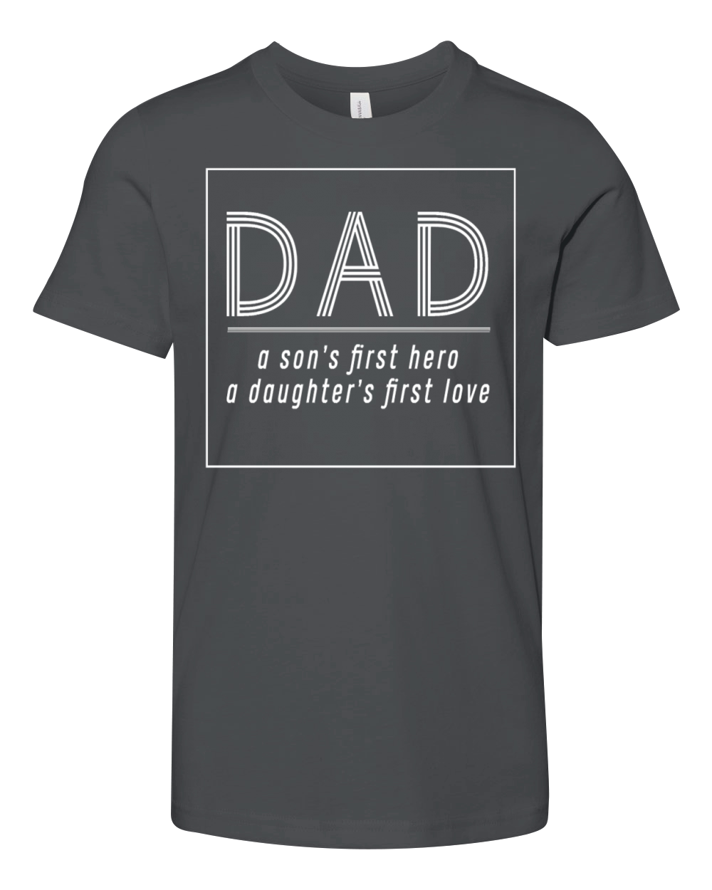 DaD father s day Youth Unisex Jersey Tee