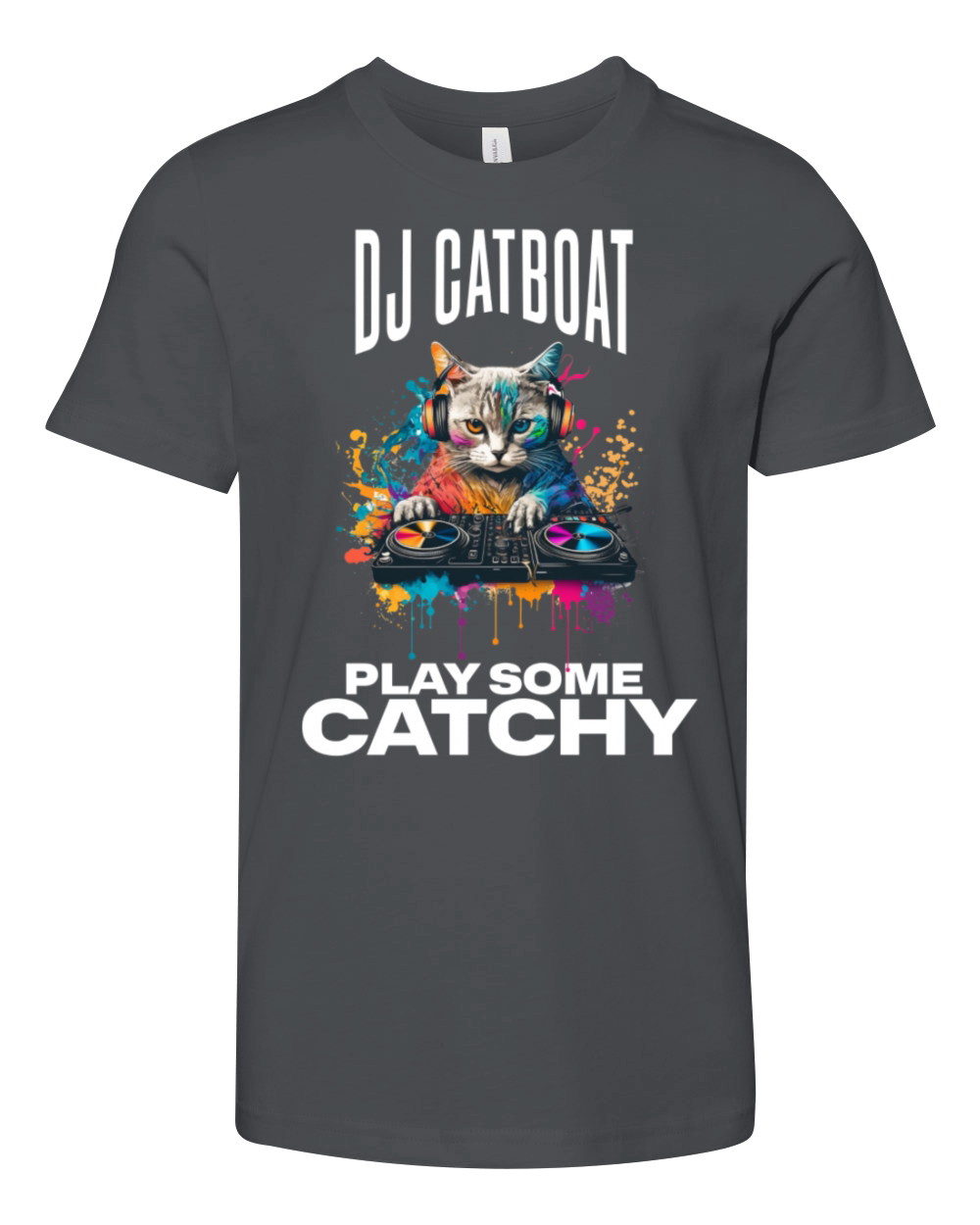 DJ CATBOAT Youth Unisex Jersey Tee