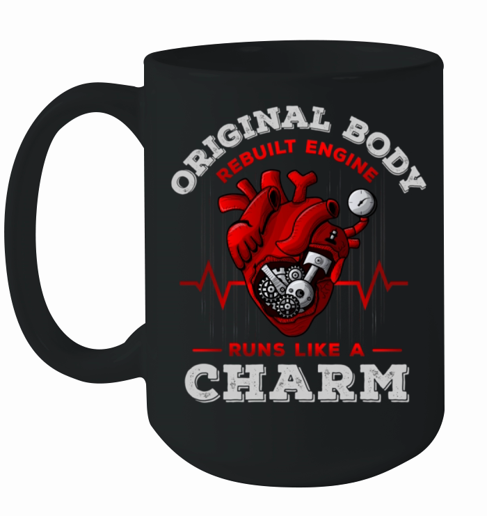 Heart Bypass I Original Body Rebuilt Engine Run Li Ceramic Mug