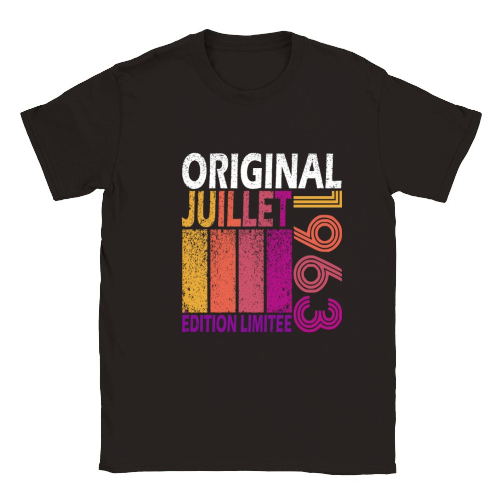 July 1963 Vintage Retro Anniversary 1963 Classic Kids Crewneck T-shirt