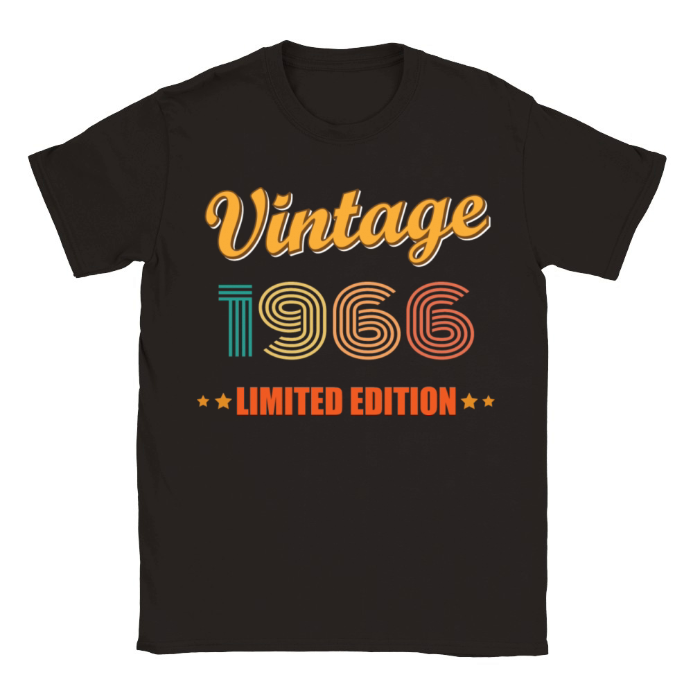 Vintage 1966 Limited Edition Birthday Idea Classic Kids Crewneck T-shirt