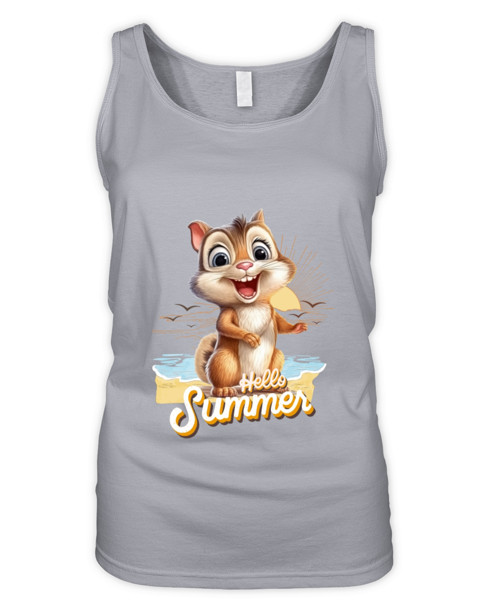 Hello Summer with style and enthusiasm Organic Women's Tank Top
