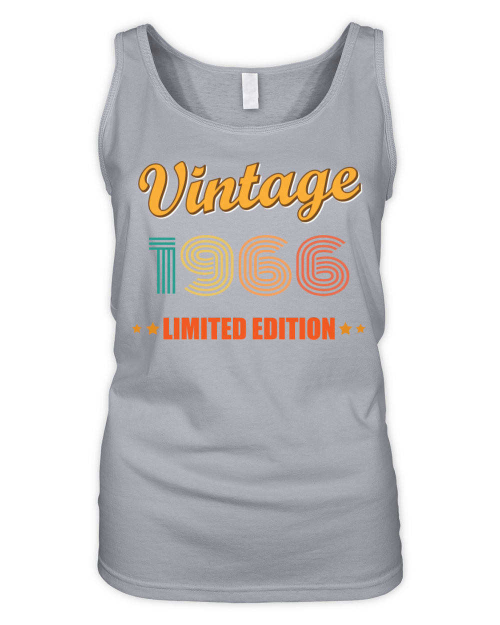 Vintage 1966 Limited Edition Birthday Idea Organic Women's Tank Top