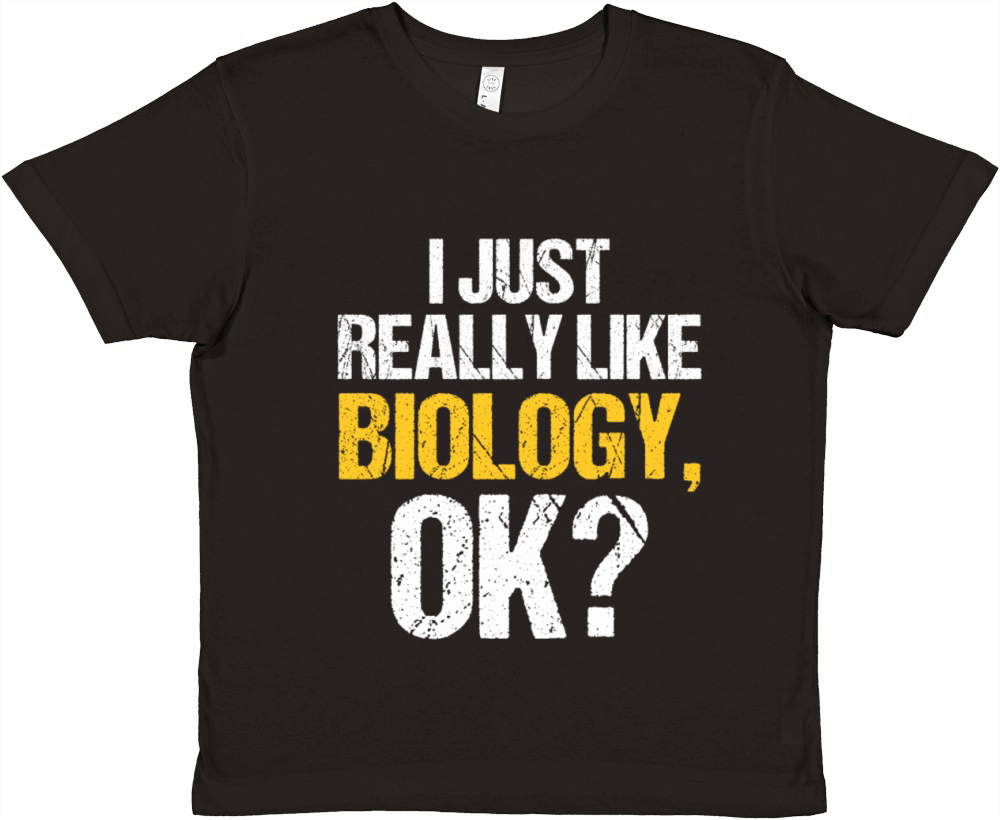 Biology Gift Biologist Premium Kids Crewneck T-shirt
