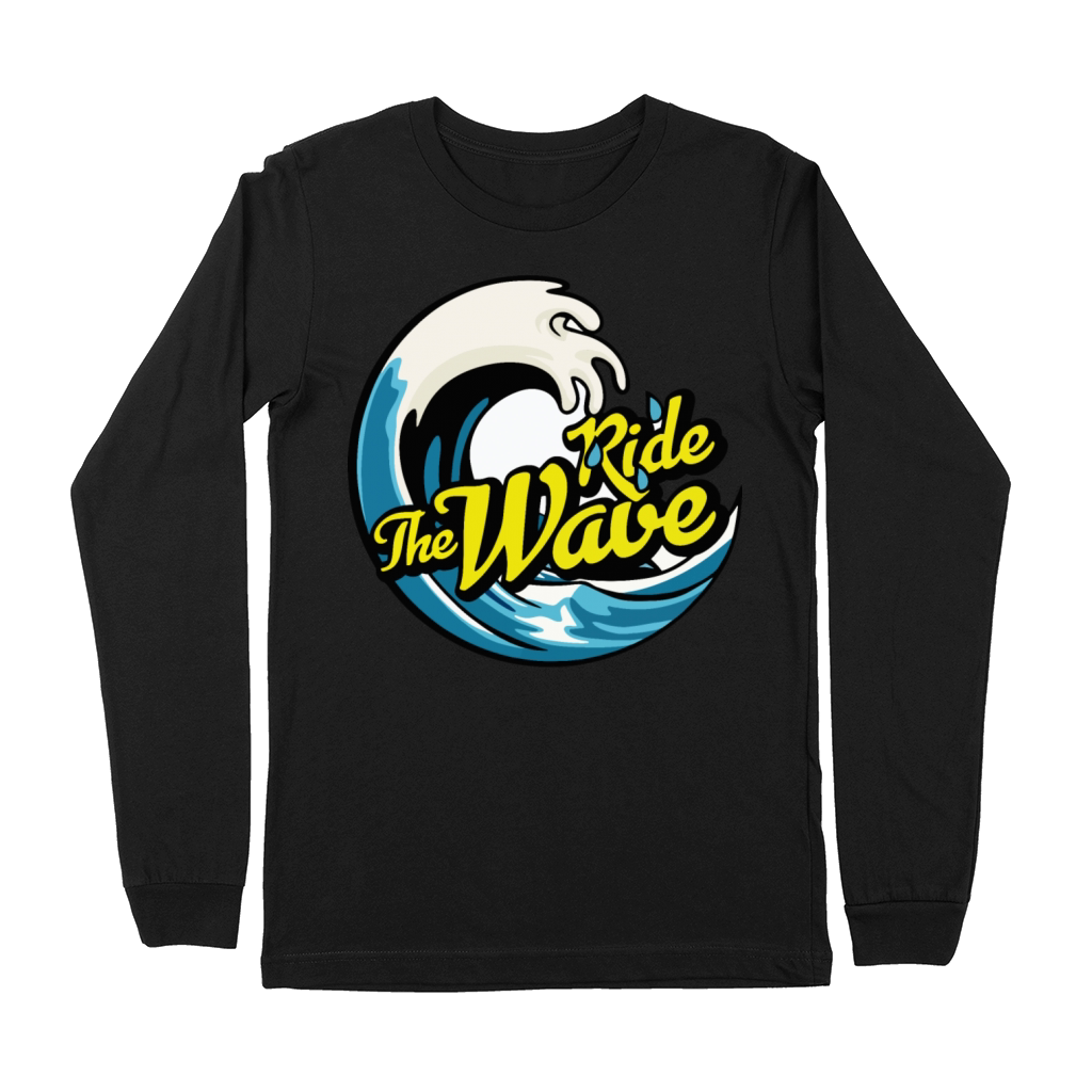 Ride the wave Beach Tropical Hello Summer Premium Long Sleeve