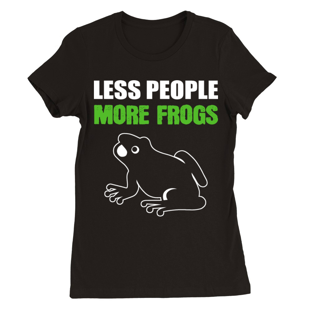 More Frogs Zookeeper Gift Premium Womens Crewneck T-shirt