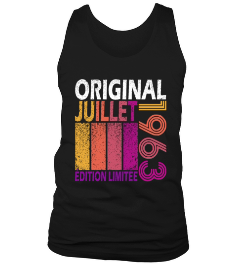 July 1963 Vintage Retro Anniversary 1963 Tank Top Unisex