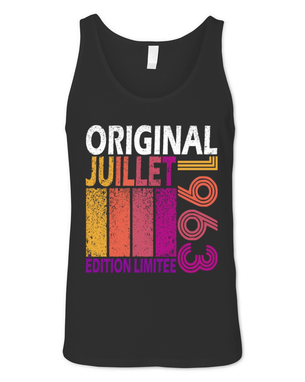 July 1963 Vintage Retro Anniversary 1963 Unisex Jersey Tank