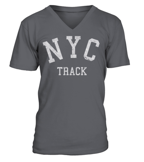 Nyc Track Vintage V-Neck T-shirt