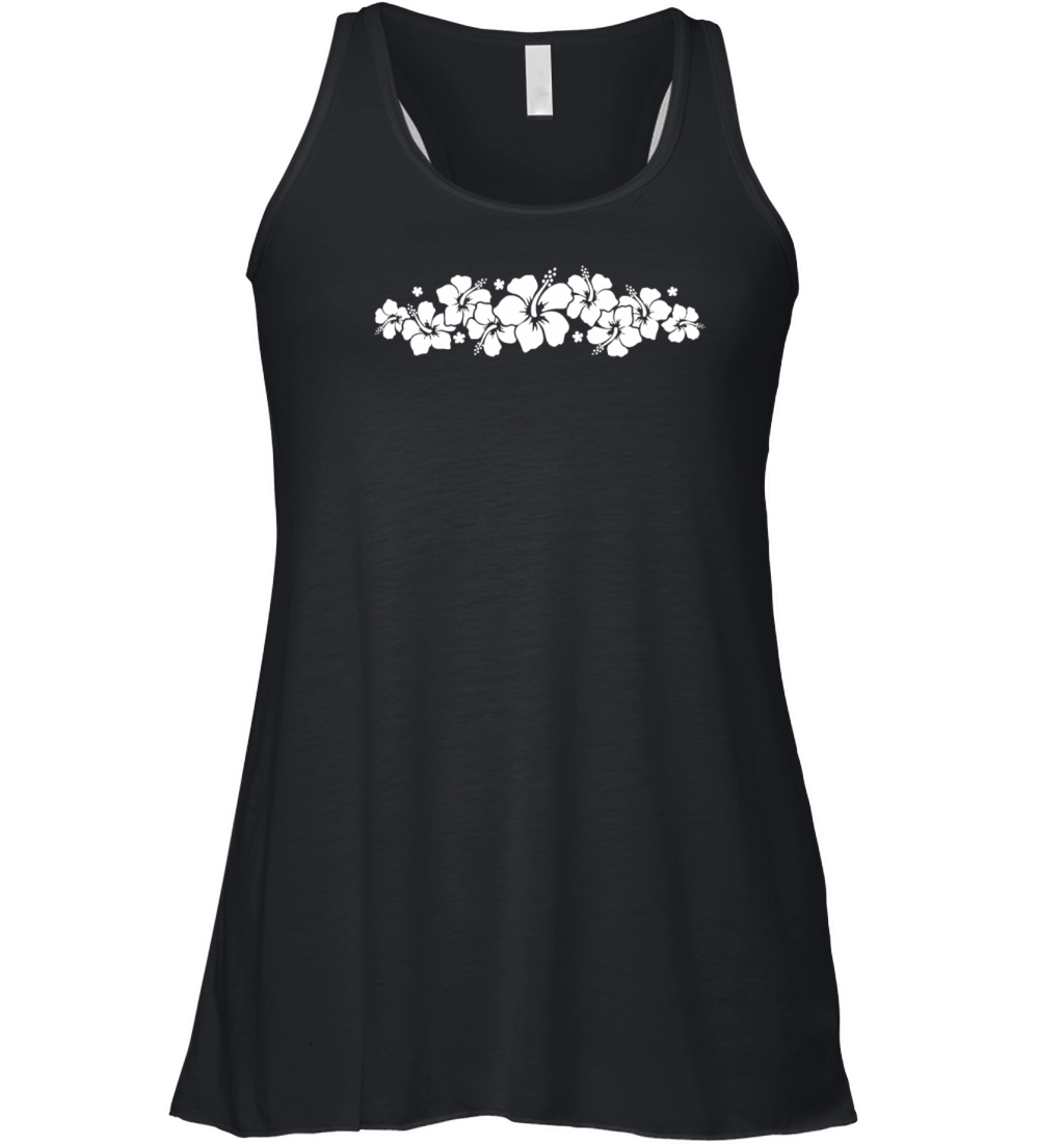 Hibiscus Flower Women's Flowy Tank Top