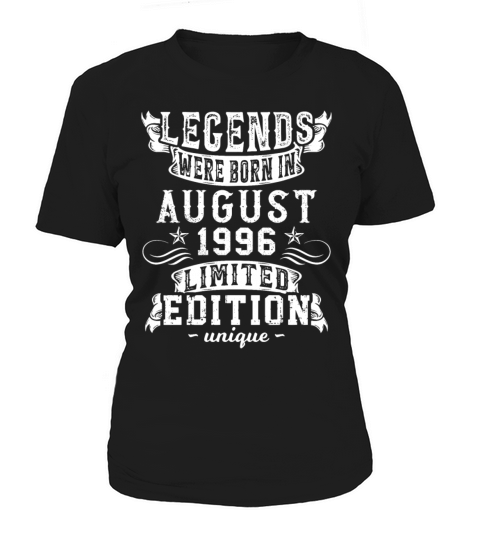 Birthday August 1996 Year Limited Edition Vintage Women's T-Shirt