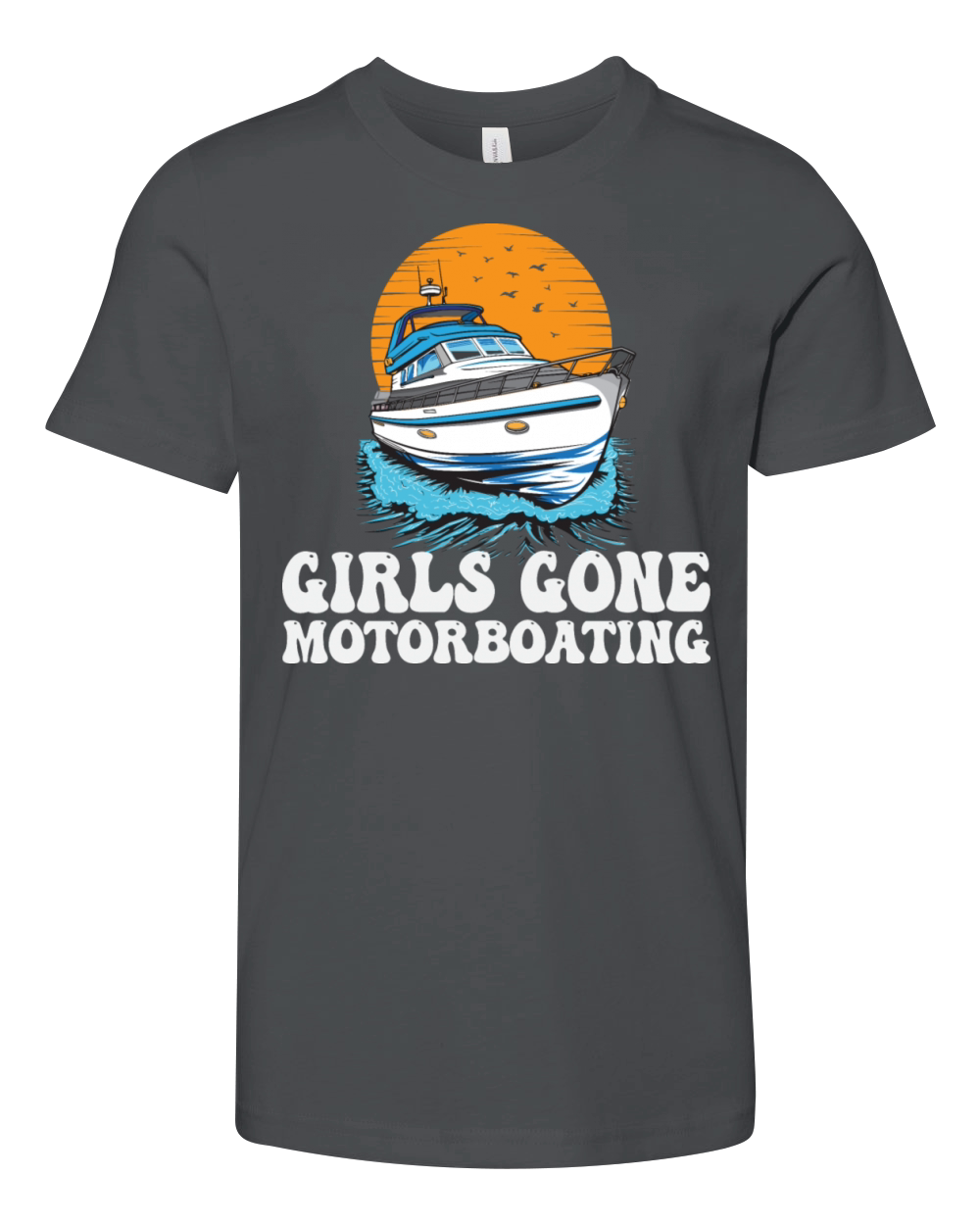 Girls Gone Motorboating Girls Trip Drinking Party Youth Unisex Jersey Tee