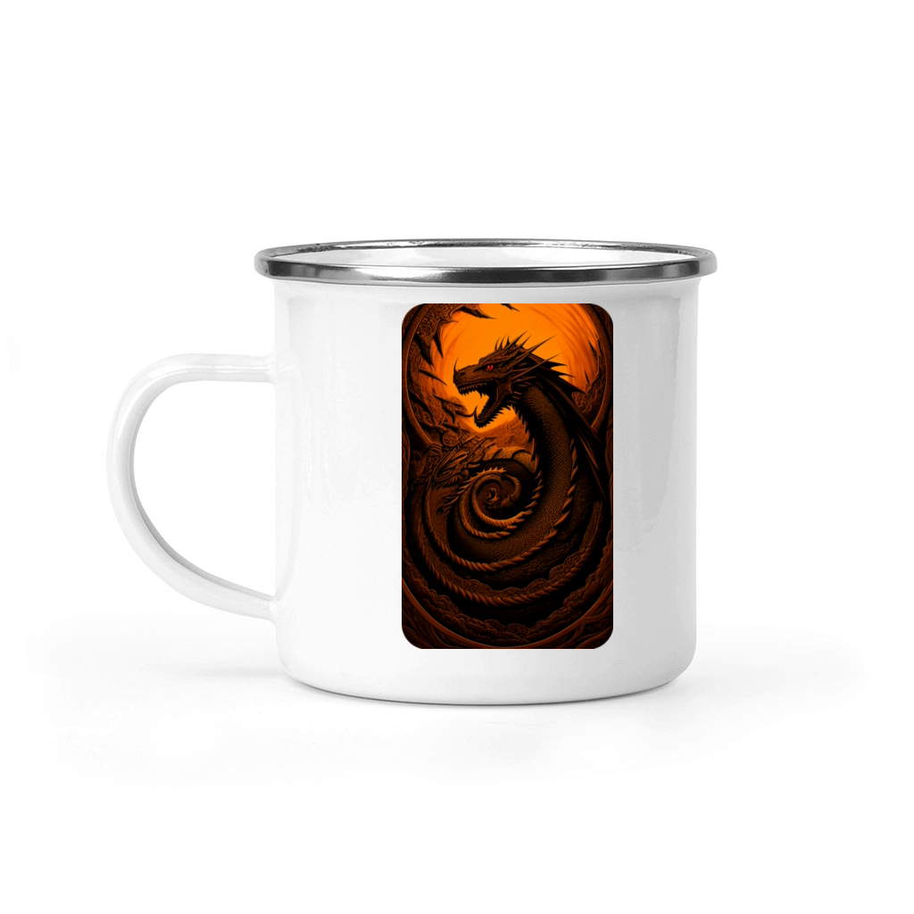 Sun Breather Vintage Art by Dreamscape Shirts Camping Mug