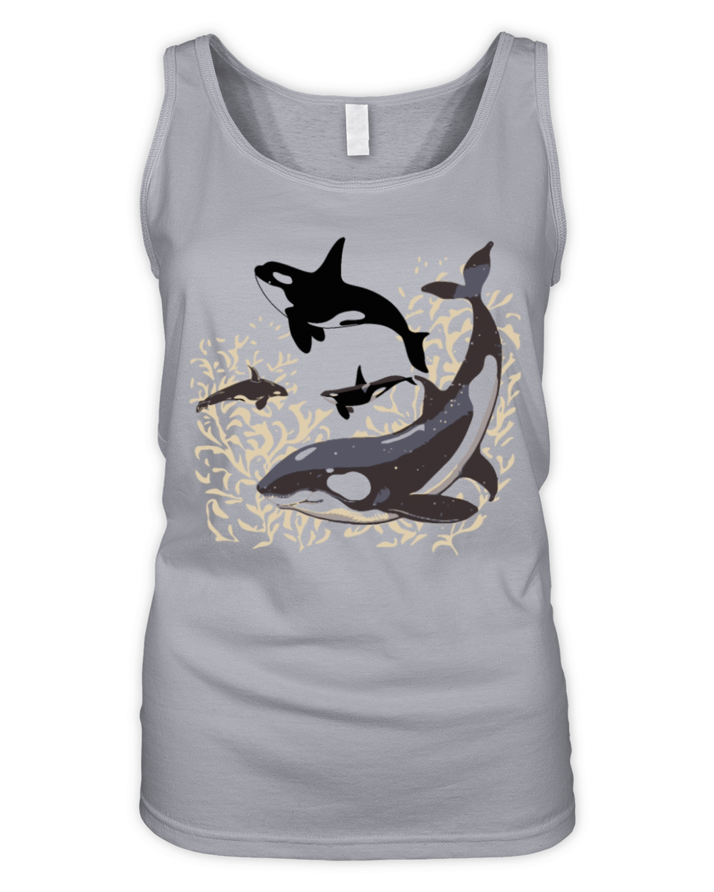 Life Is Better With Orcas Organic Women's Tank Top