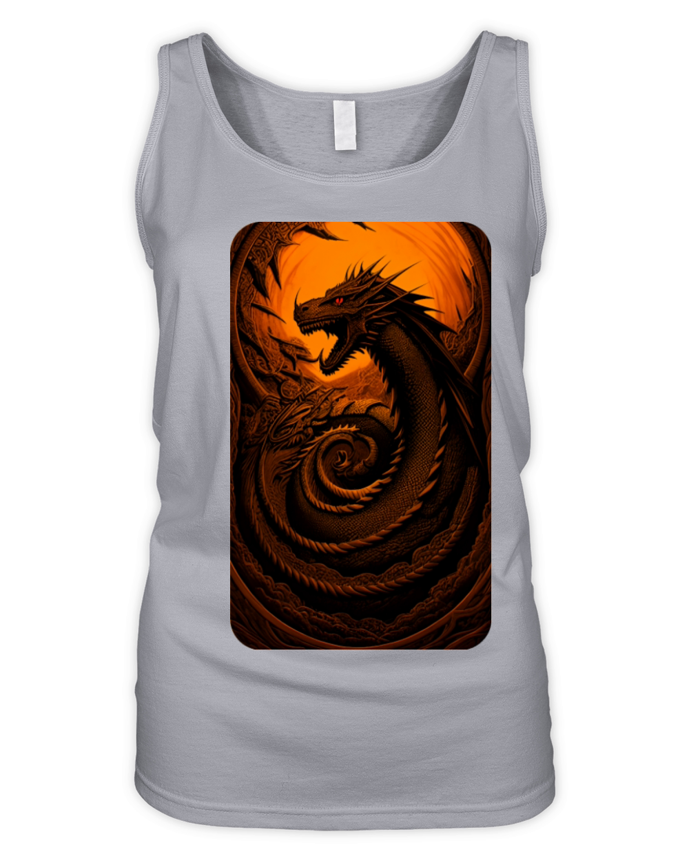 Sun Breather Vintage Art by Dreamscape Shirts Organic Women's Tank Top