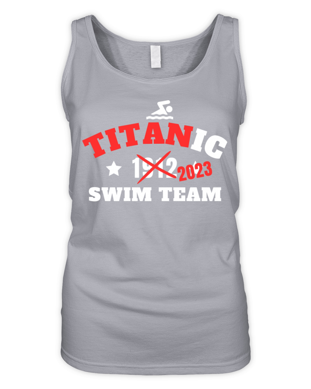 Titanic Swim Team new funny Design Organic Women's Tank Top