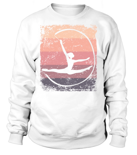 Gymnast Band Retro Rhythmic Gymnastics Sweatshirt Unisex