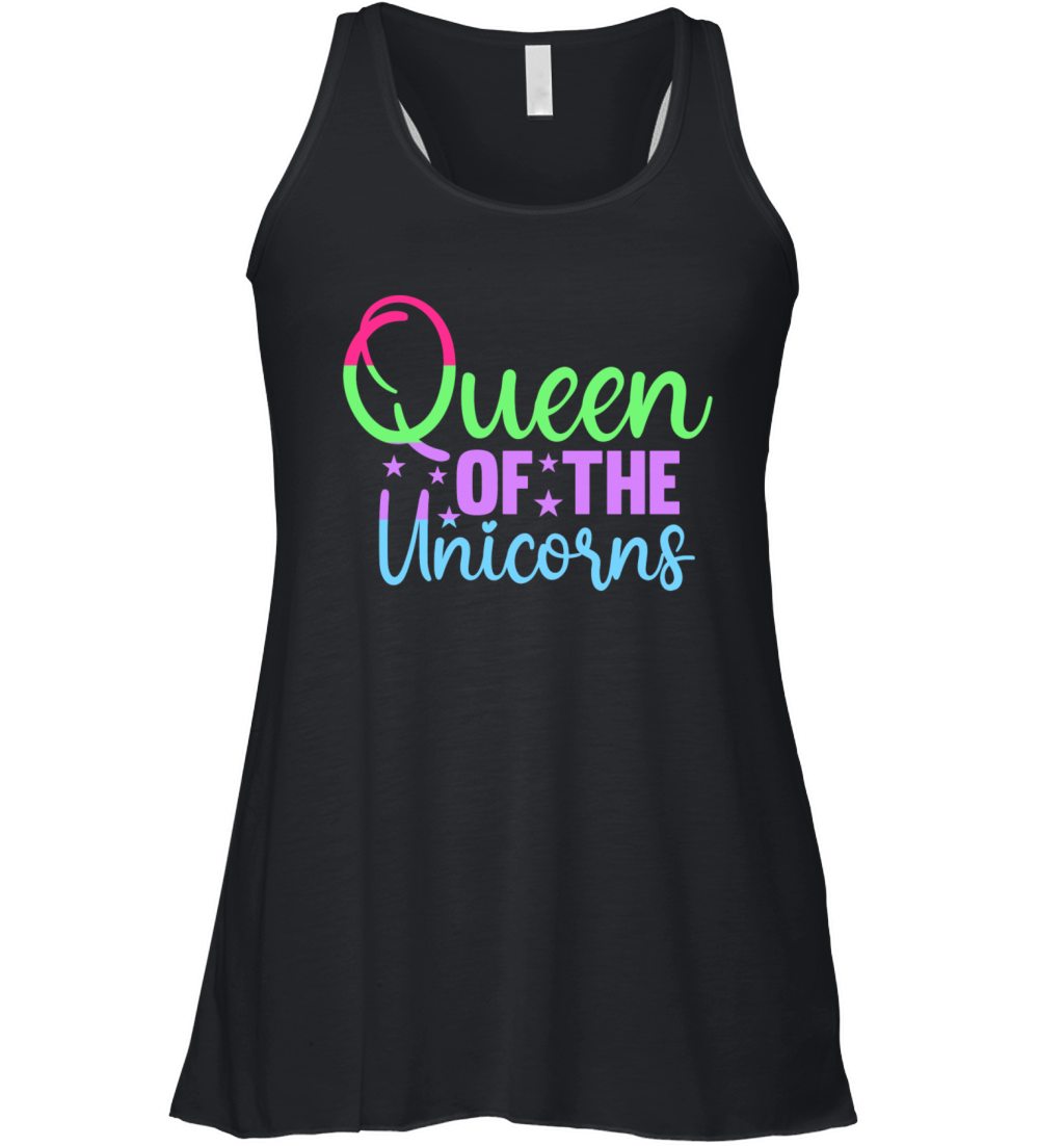 Queen of the Unicorns Women's Flowy Tank Top
