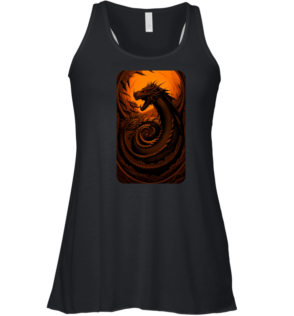 Sun Breather Vintage Art by Dreamscape Shirts Women's Flowy Tank Top