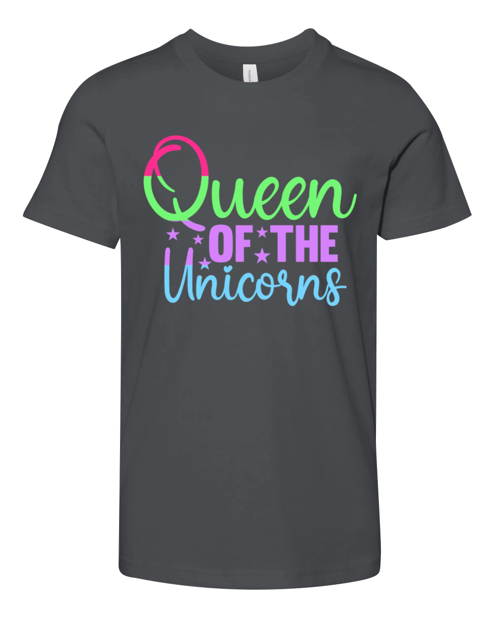 Queen of the Unicorns Youth Unisex Jersey Tee