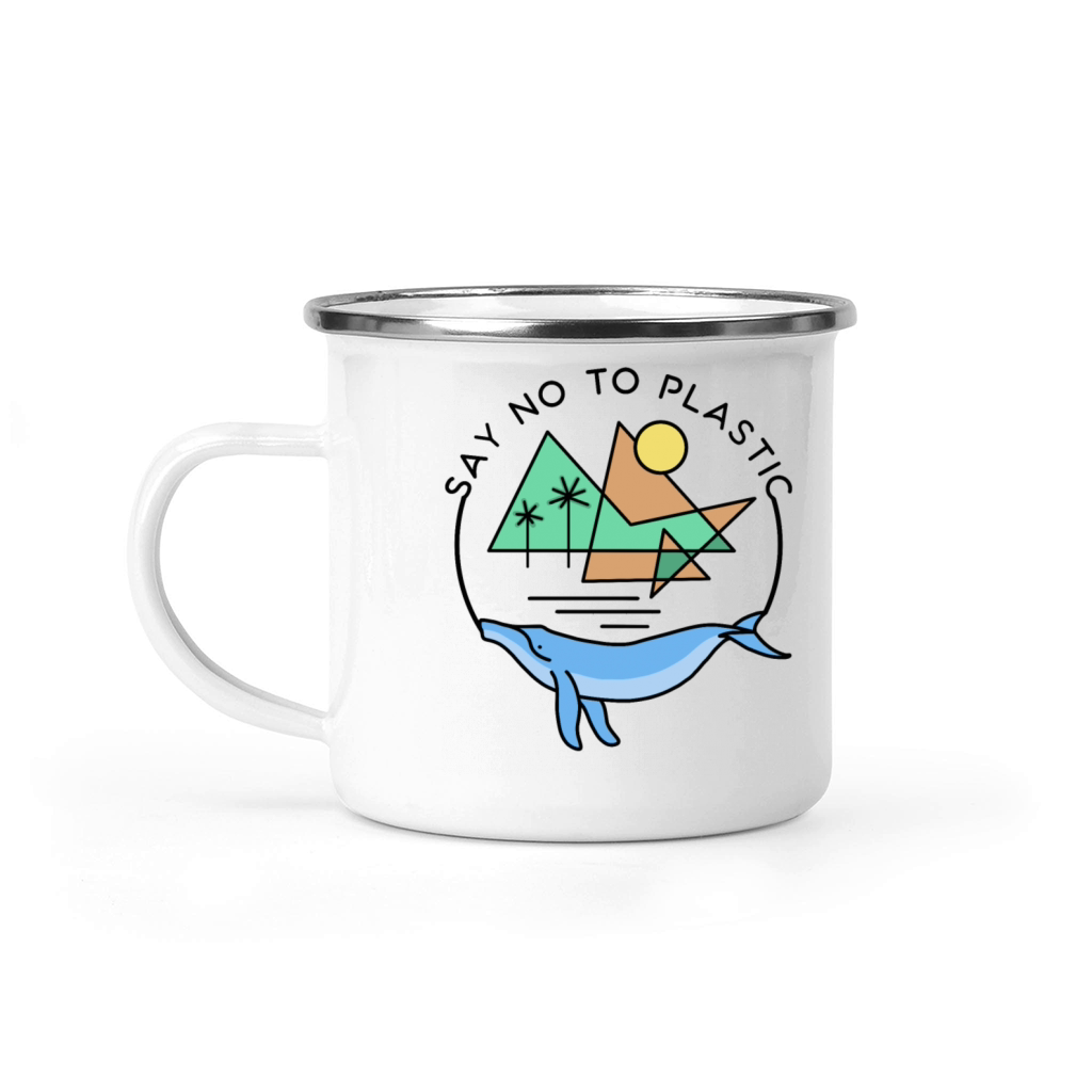 SAY NO TO PLASTIC OCEAN Camping Mug