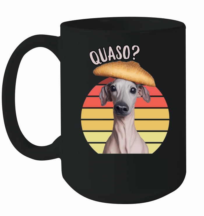 Quaso Meme for Women Croissant Vintage Ceramic Mug