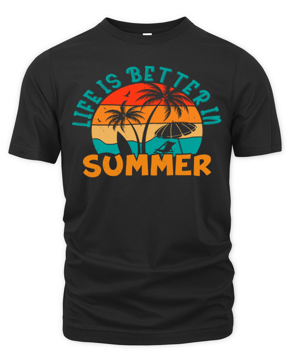 Life is better in Summer Organic Unisex T-shirt
