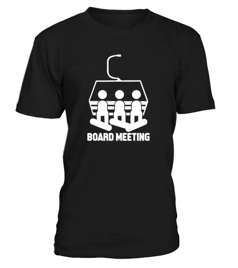 Board Meeting Snowboarding T-Shirt Unisex