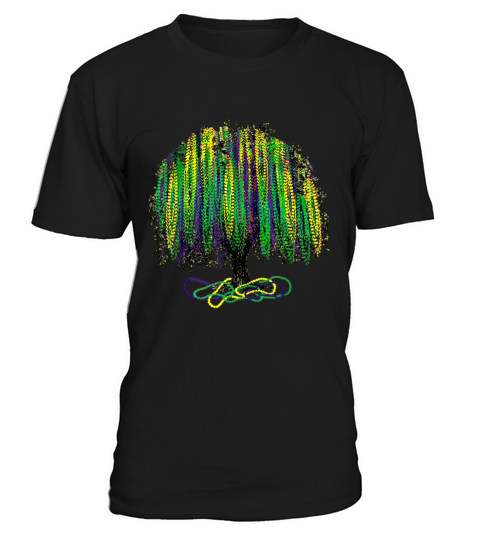 Mardi Gras Tree Beads New Orleans 2023 Watercolorp T-Shirt Unisex