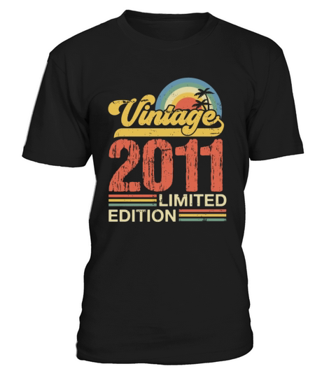 Retro Vintage 2011 Limited Edition T-Shirt Unisex