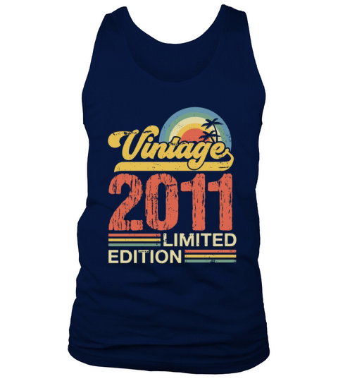 Retro Vintage 2011 Limited Edition Tank Top Unisex