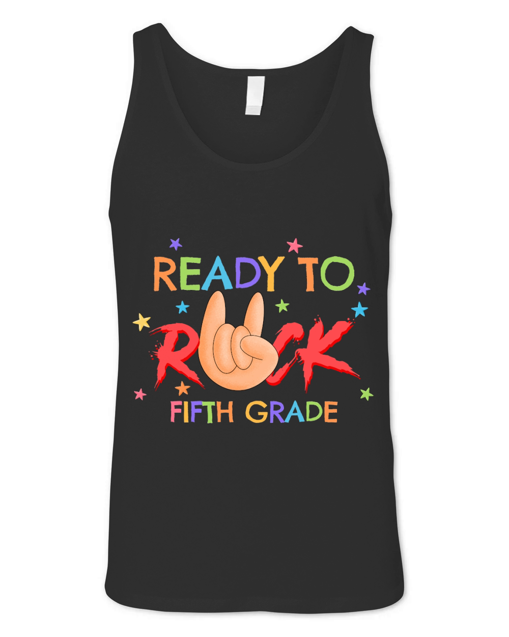 Im ready to rock fifth grade Unisex Jersey Tank
