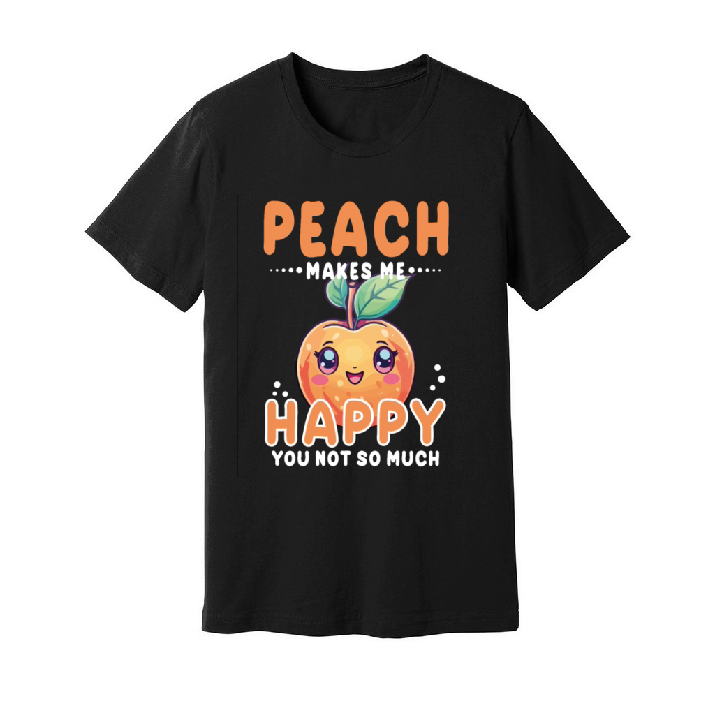 Peach Kawaii Unisex Jersey Tee