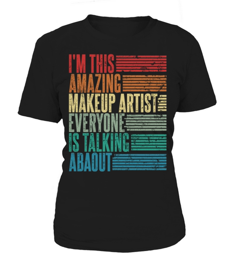 Vintage Makeup Artist Profession Gift Retro Women's T-Shirt