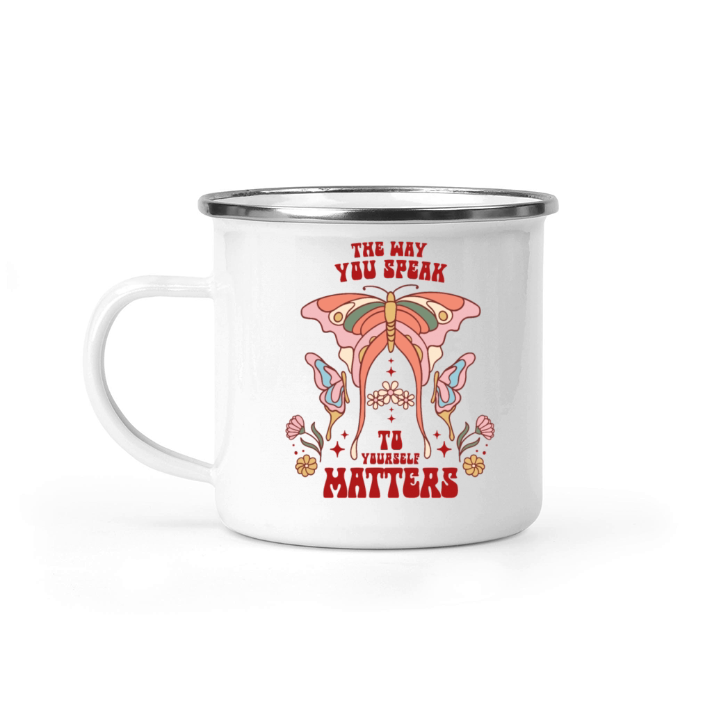 Boho the way you speak yourself matters Camping Mug
