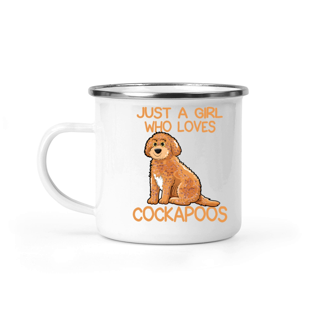 Just A Girl Who Loves Cockapoos Camping Mug