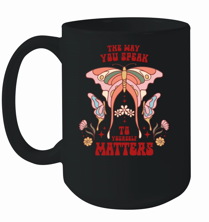 Boho the way you speak yourself matters Ceramic Mug