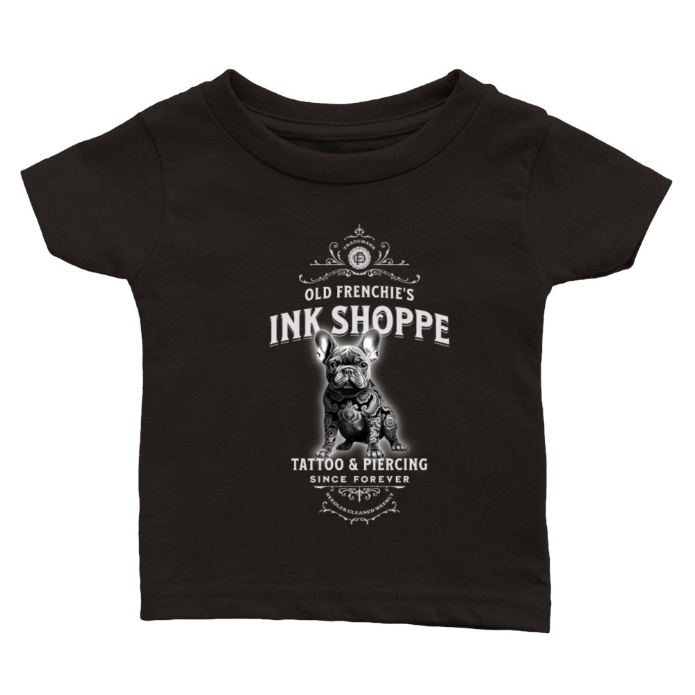 Old Frenchies Ink Shoppe Classic Baby Crewneck T-shirt
