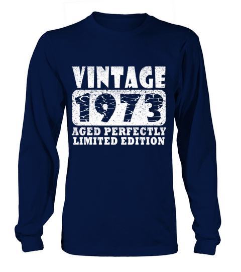 Vintage 1973 50th birthday retro men women Long sleeved Unisex
